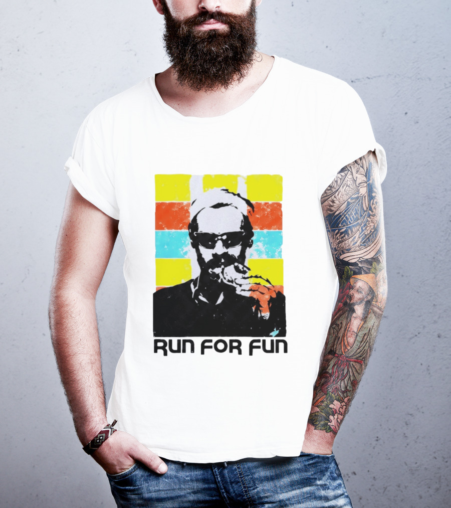 Together Tour Amsterdam Run For Fun 2026 Icon With Sunglasses Eating Pizza T-Shirt