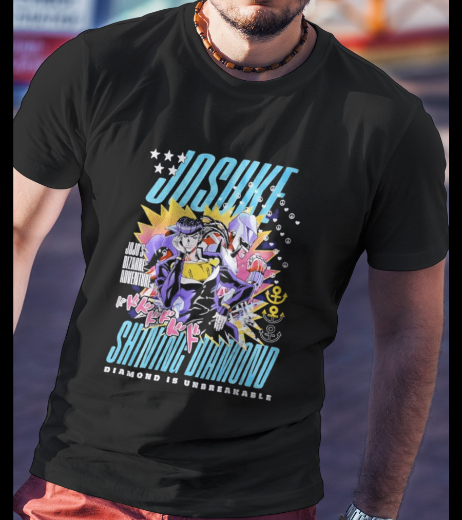 Josuke Shining Diamond JoJo's Bizarre Adventure Diamond Is Unbreakable T-Shirt