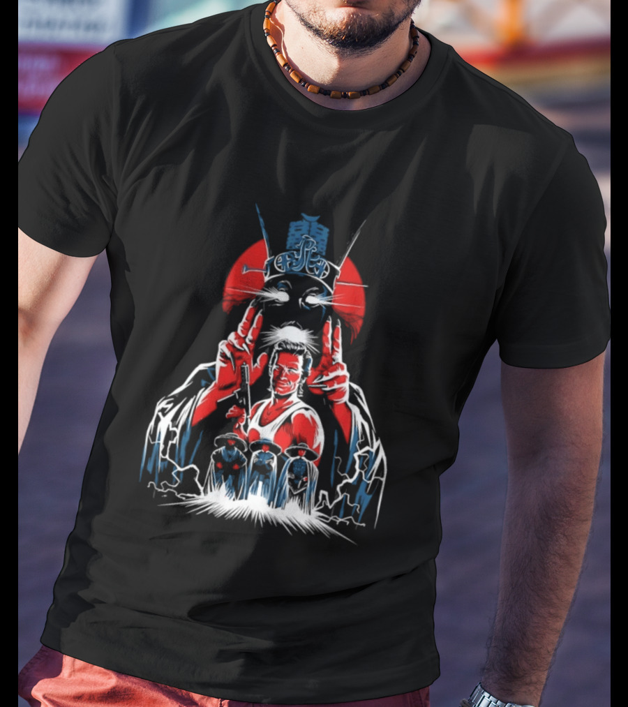 Big Trouble In Little China Jack Burton Action Pose T-Shirt