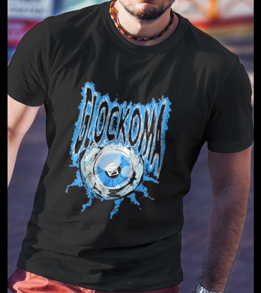 Key Glock Glockoma Eyeball Blue Splash T-Shirt