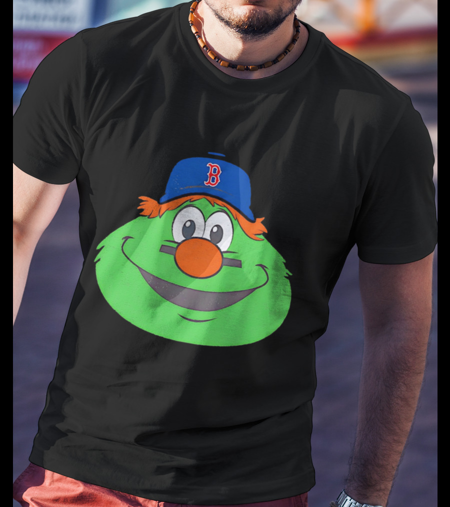 Boston Red Sox Wally The Green Monster Big Face 2026 T-Shirt