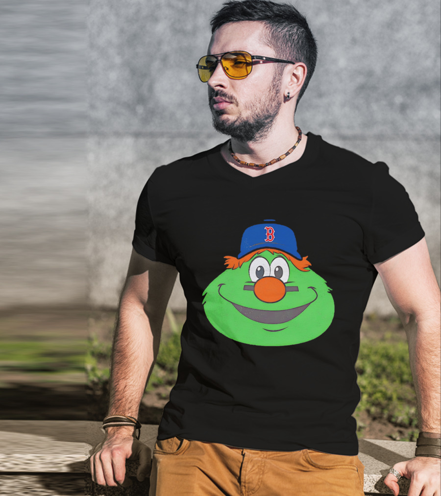 Boston Red Sox Wally The Green Monster Big Face 2026 T-Shirt