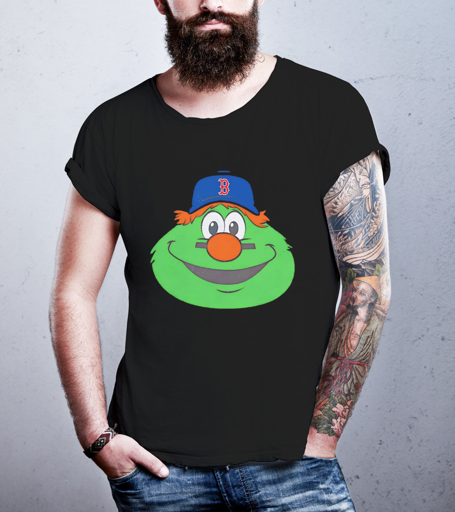 Boston Red Sox Wally The Green Monster Big Face 2026 T-Shirt