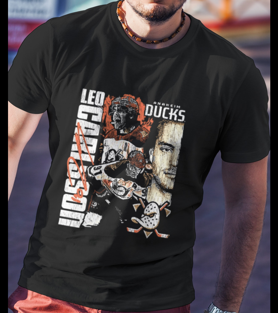 Leo Carlsson Anaheim Ducks Hockey 2026 T-Shirt