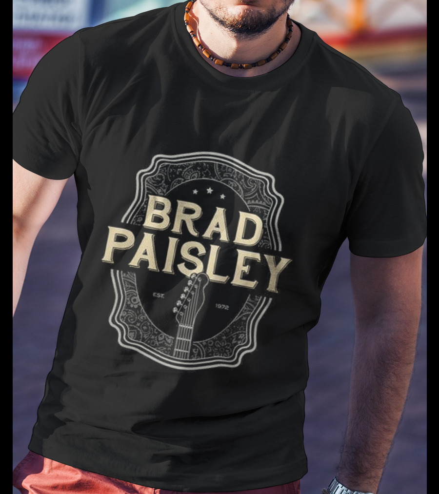 Brad Paisley With Special Guest Jake Worthington 2 Sidé Shỉt Stars And Anchor T-Shirt