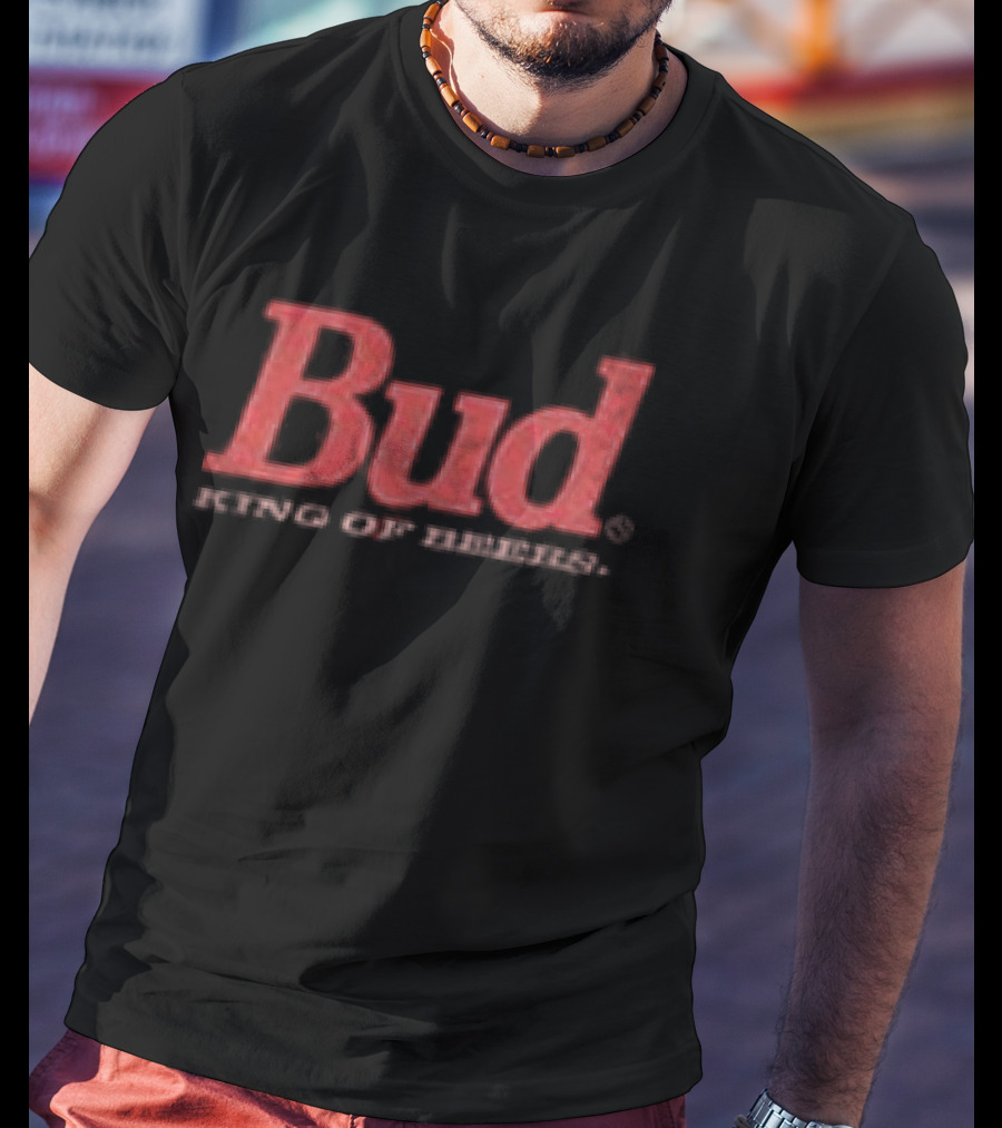 Budweiser Bud King Of Beers US Flag T-Shirt