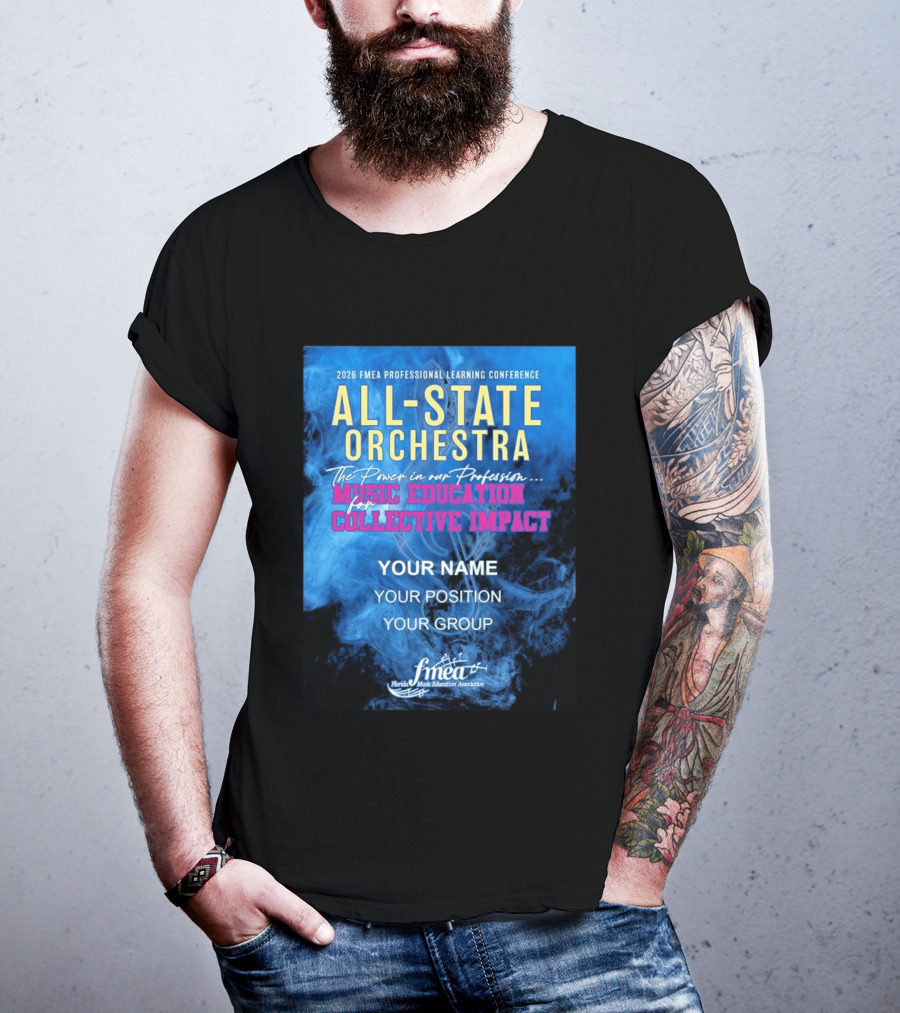 2026 FMEA Professional Learning Conference All State Orchestra Music Education For Collective Impact T-Shirt