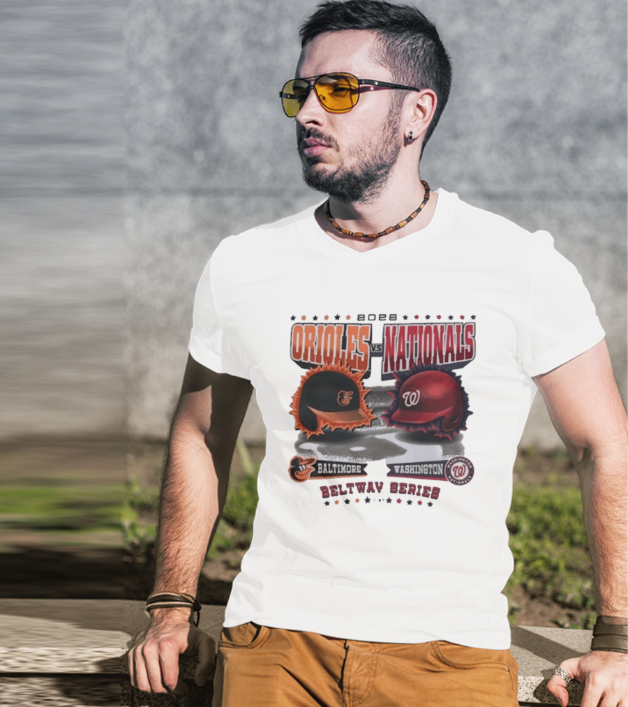 2026 Baltimore Orioles Vs Washington Nationals Beltway Series T-Shirt