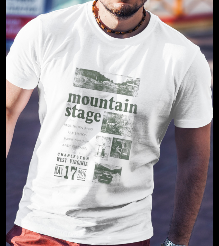Mountain Stage With Kathy Mattea Charleston West Virginia May 17 2026 T-Shirt
