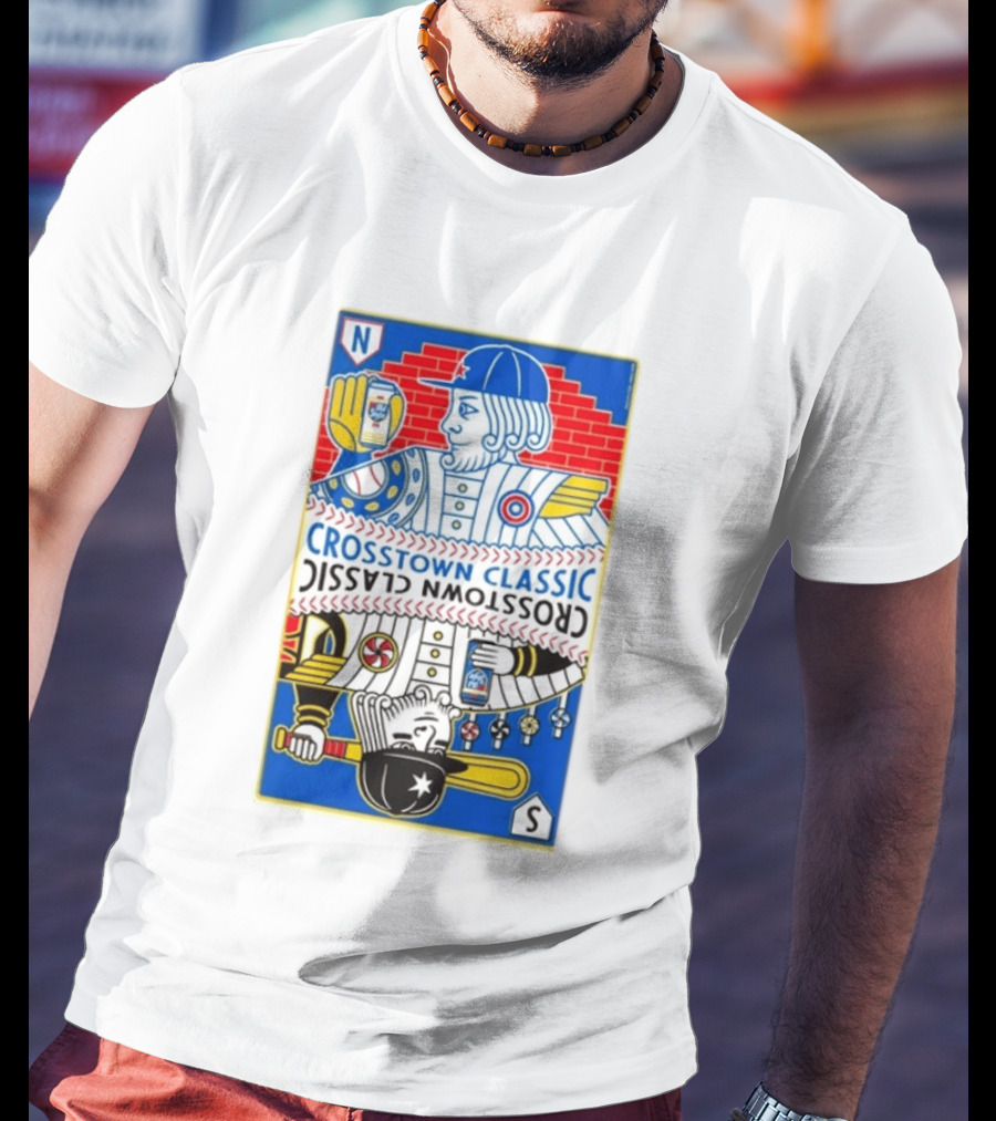 Crosstown Classic Series Card Chicago Cubs Vs Chicago White Sox T-Shirt