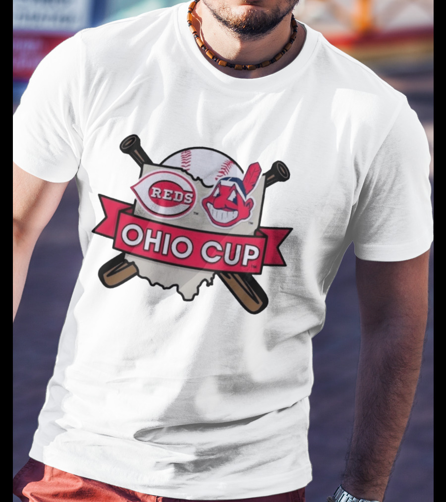 Cincinnati Reds Cleveland Guardians Ohio Cup 2026 MLB Baseball Showdown T-Shirt