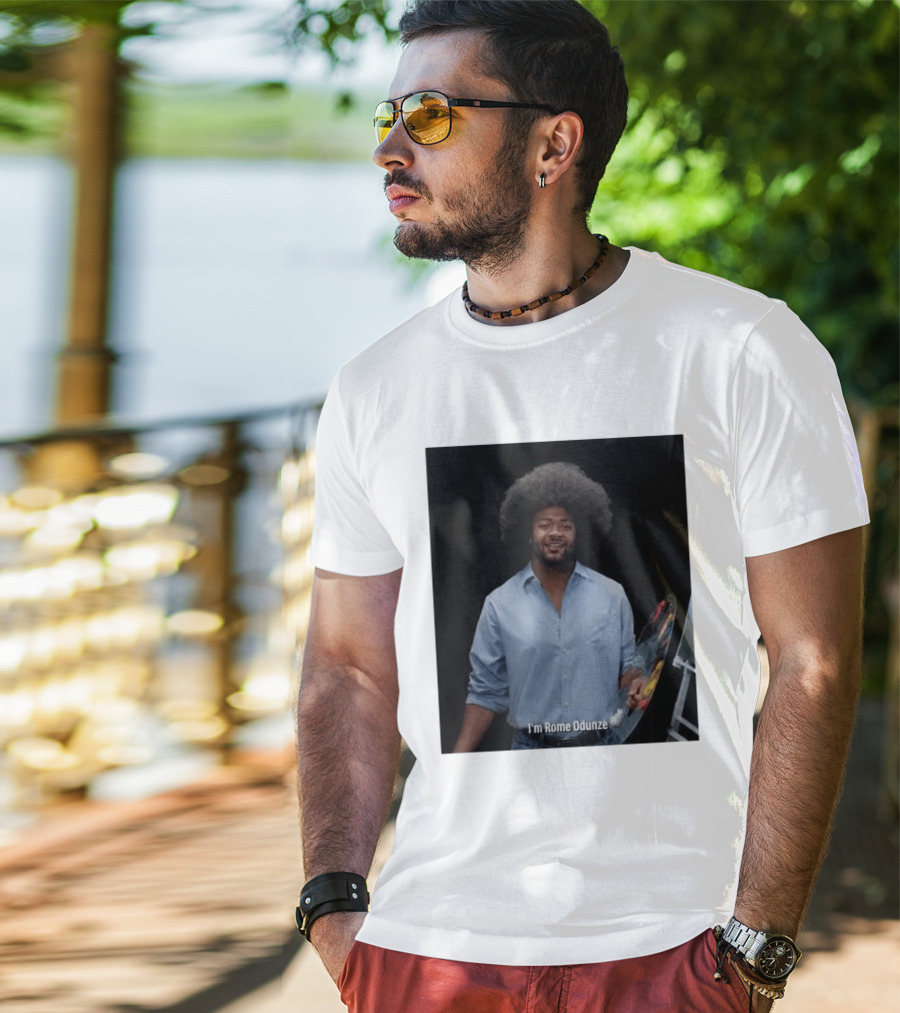 I'm Rome Odunze With Bob Ross Style Transformation T-Shirt