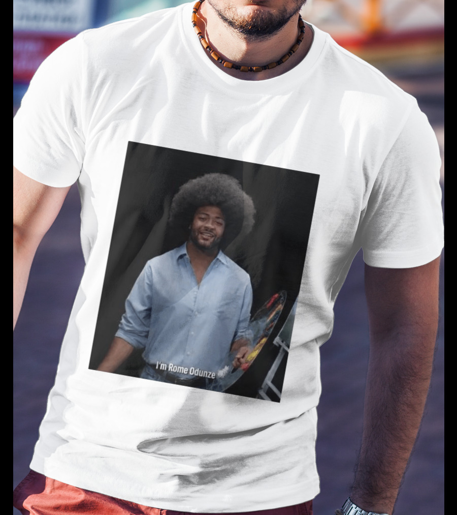 I'm Rome Odunze With Bob Ross Style Transformation T-Shirt
