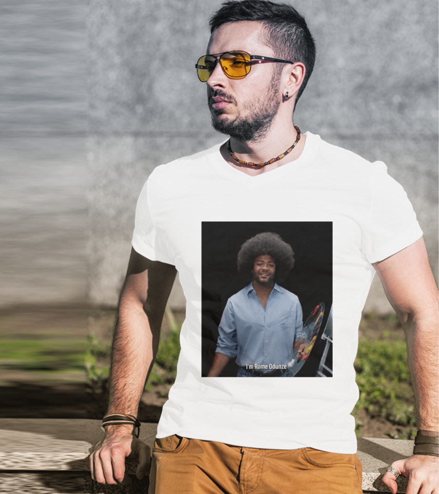 I'm Rome Odunze With Bob Ross Style Transformation T-Shirt
