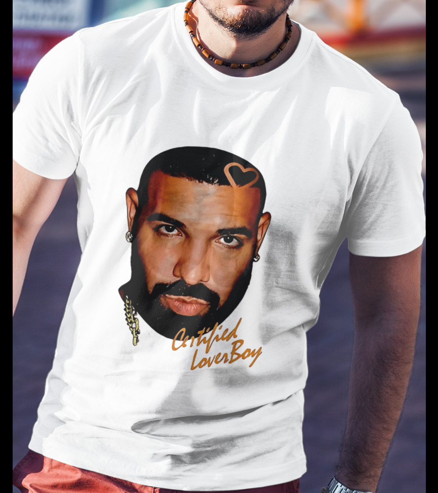 Drake Certified Lover Boy Heart Hair T-Shirt