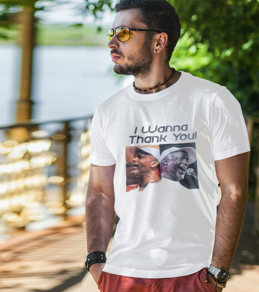 I Wanna Thank You Frankie Beverly Soul Music Legend Live Performance T-Shirt