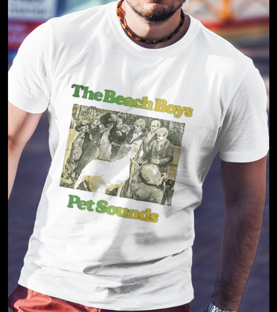 The Beach Boys Pet Sounds Album Cover Art With Animals T-Shirt