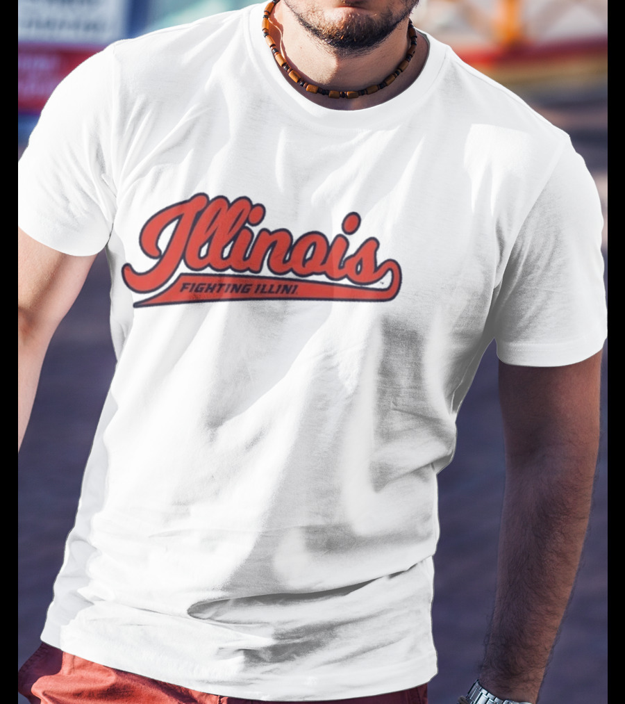 Illinois Fighting Illini Bold Script T-Shirt