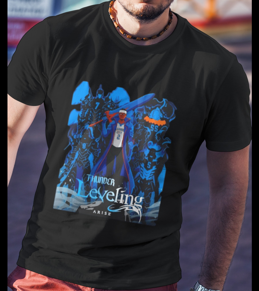 Thunder Leveling Solo Leveling Arise Oklahoma City T-Shirt