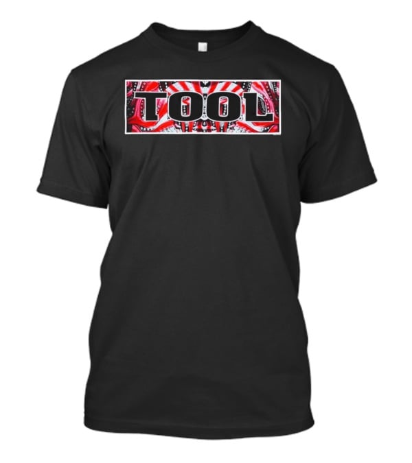 Tool 2024 Tour Psychedelic Red And Black T-Shirt