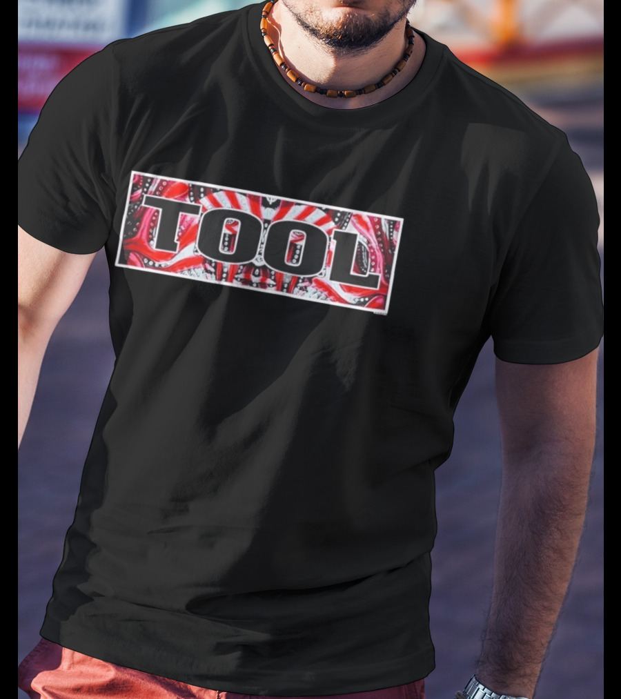 Tool 2024 Tour Psychedelic Red And Black T-Shirt