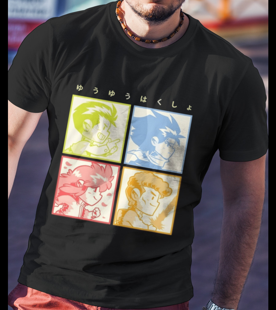 YuYu Hakusho Anime Characters Japanese Manga Series T-Shirt