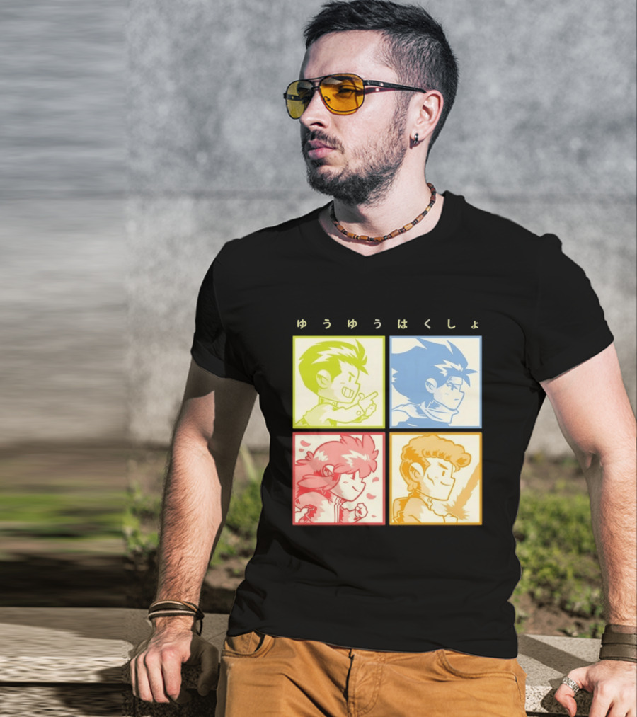 YuYu Hakusho Anime Characters Japanese Manga Series T-Shirt