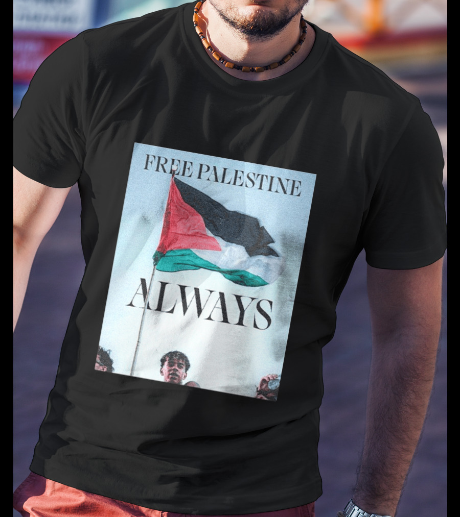 Barcelona FC Lamine Yamal Free Palestine Always Flag T-Shirt
