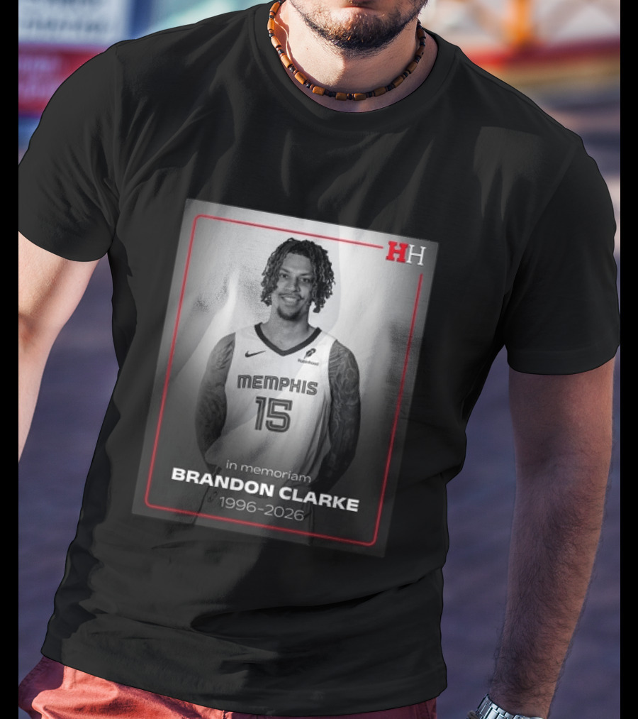 In Memoriam Brandon Clarke 1996 2026 Memphis 15 T-Shirt