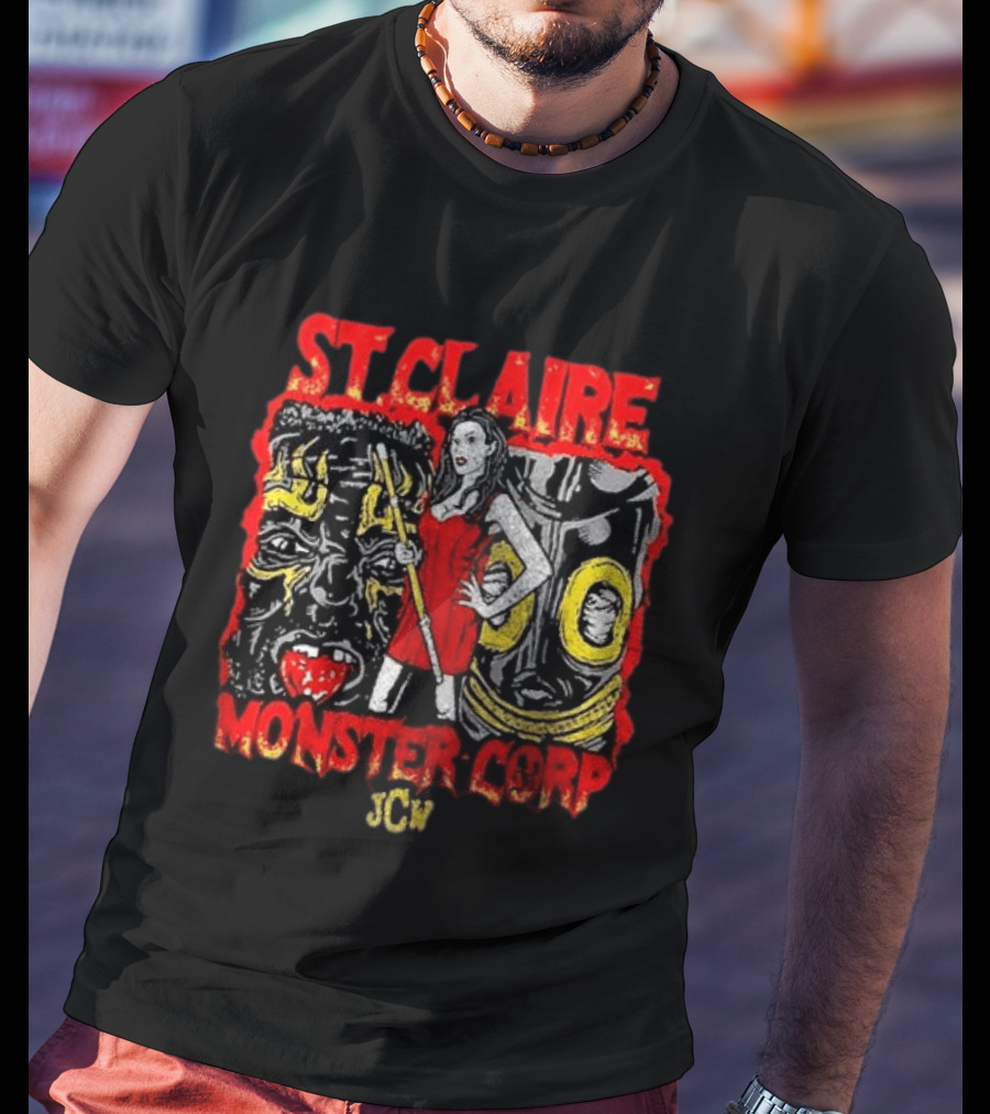 St. Claire Monster Corp JCW Horror Artistry T-Shirt