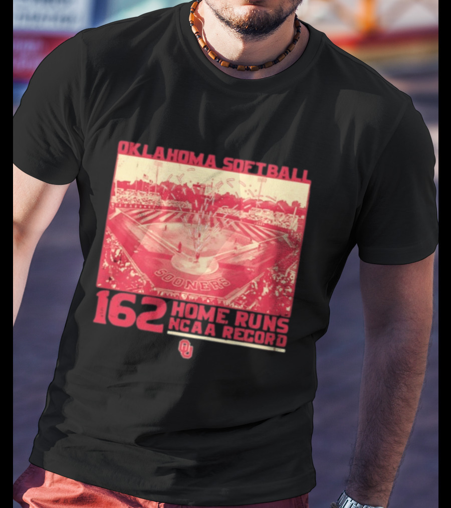 Oklahoma Softball Sooners 162 Home Runs NCAA Record Kendall Wells T-Shirt