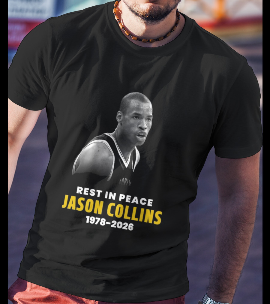 Rest In Peace Jason Collins 1978 2026 Memorial Basketball T-Shirt