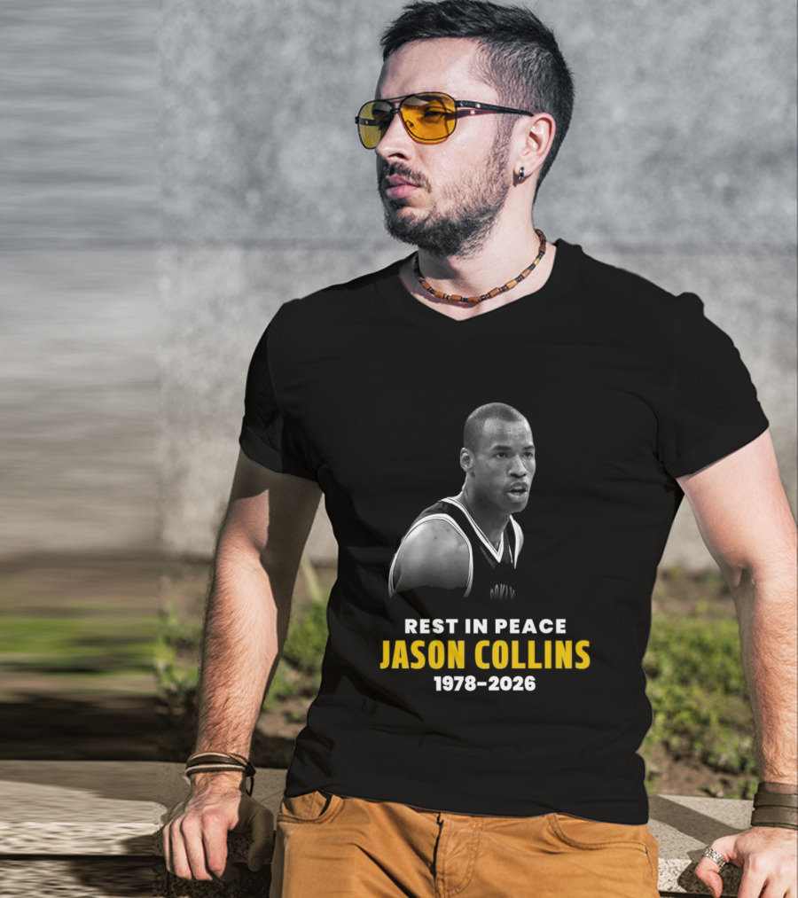 Rest In Peace Jason Collins 1978 2026 Memorial Basketball T-Shirt