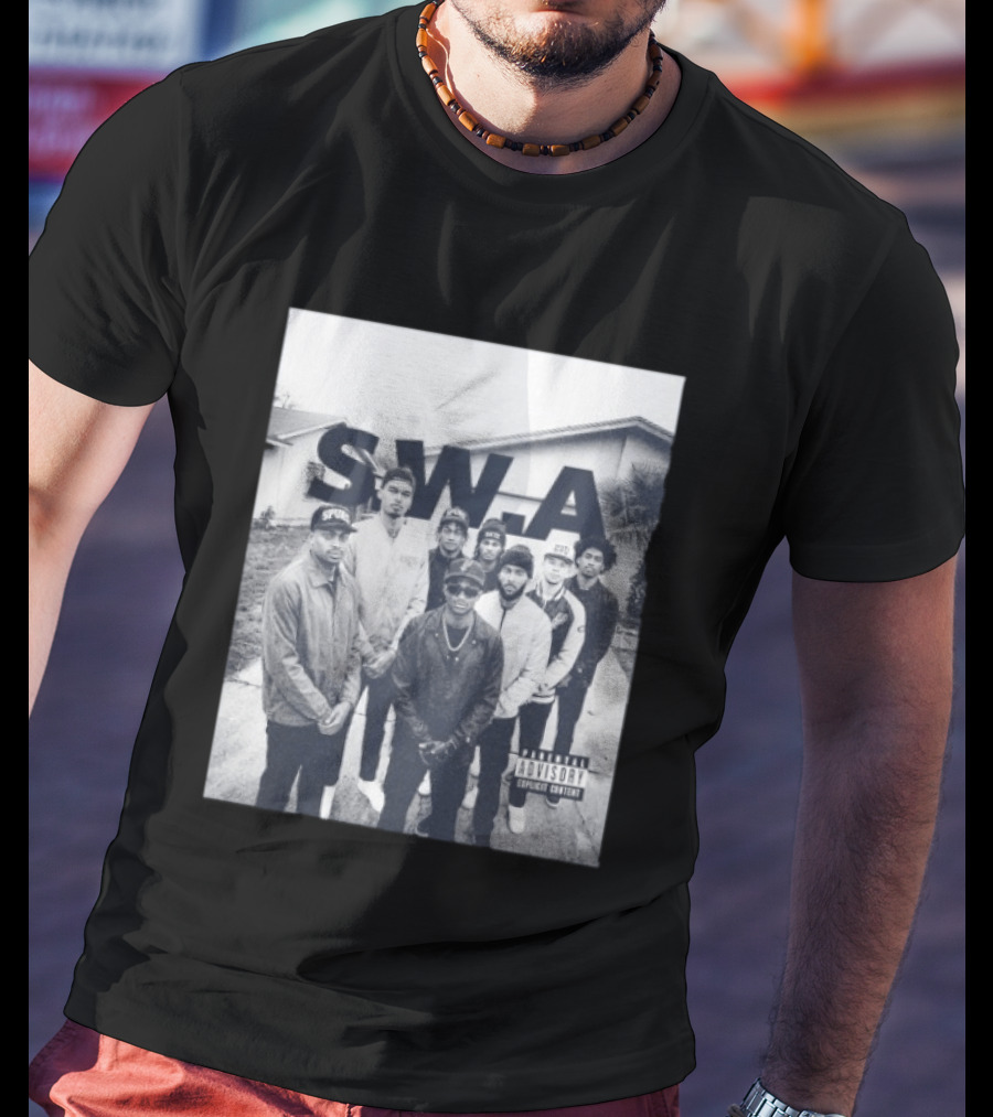 S.W.A San Antonio Spurs NBA Team Photo Iconic Streetwear T-Shirt