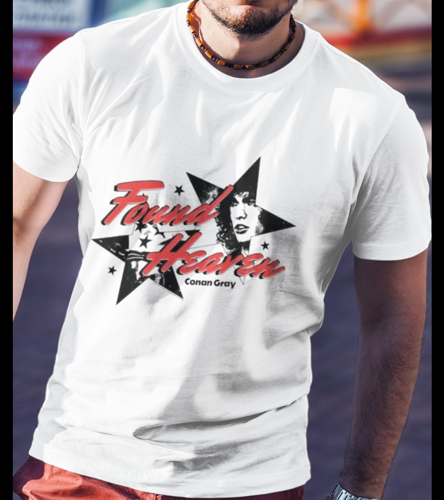 Conan Gray Found Heaven Stars Face T-Shirt