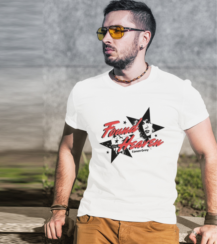 Conan Gray Found Heaven Stars Face T-Shirt