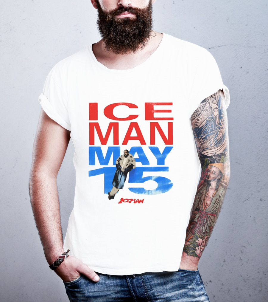 Drake Iceman May 15 Blue Red Styling 2026 Album Cover T-Shirt