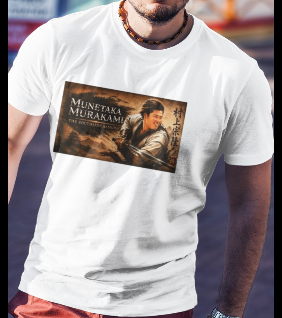 Munetaka Murakami The Southside Samurai Kanji T-Shirt