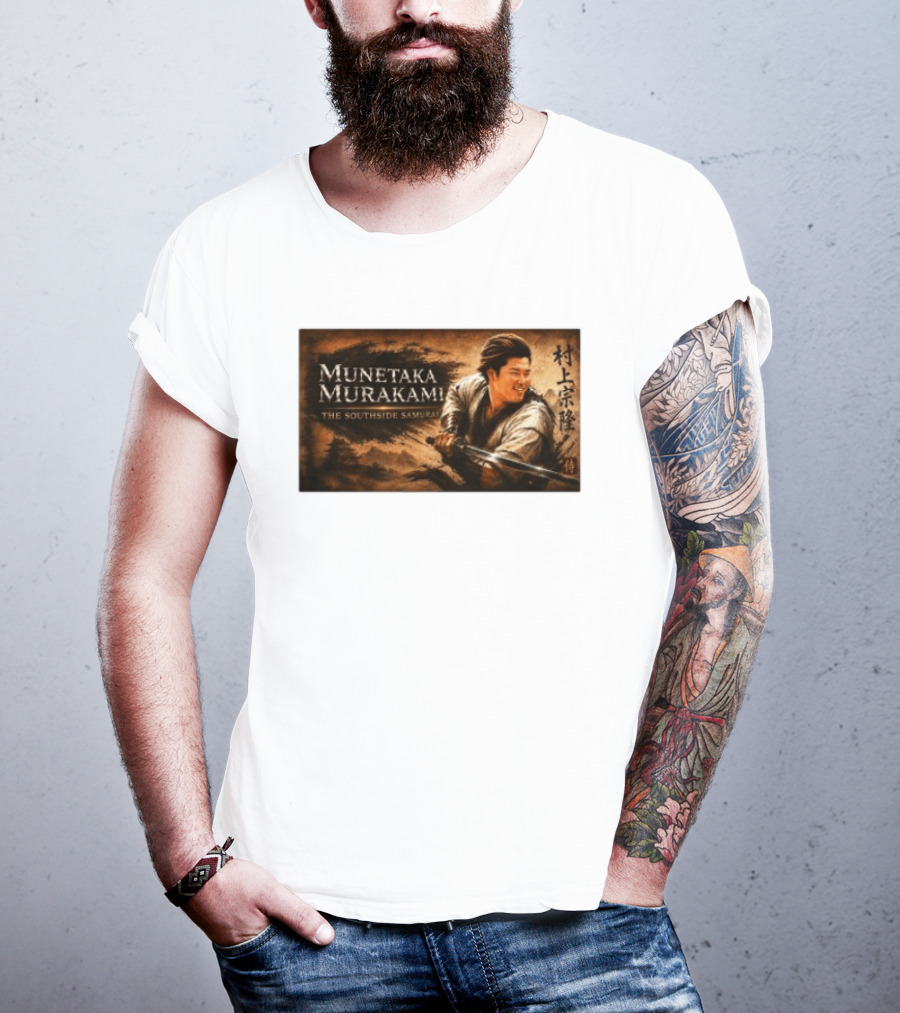 Munetaka Murakami The Southside Samurai Kanji T-Shirt