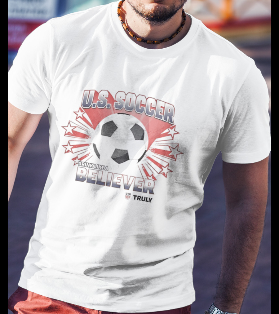 U.S. Soccer Drink Like A Believer Starburst Ball T-Shirt