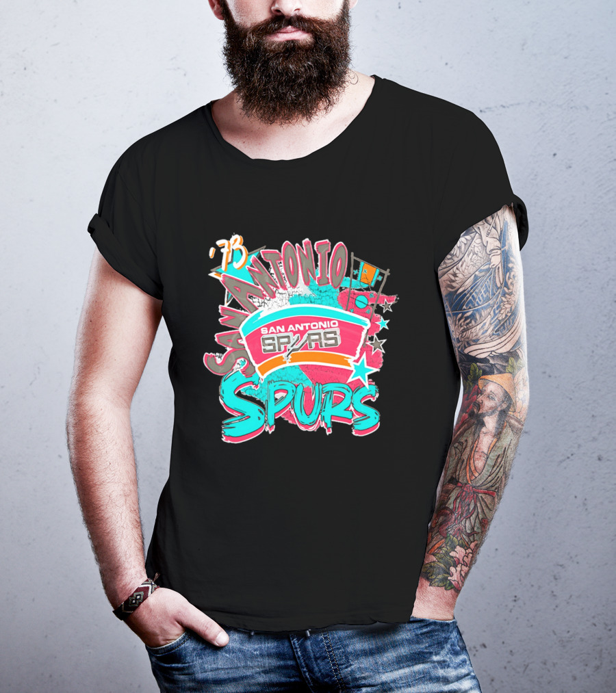 San Antonio Spurs '73 Classics Play By Play T-Shirt
