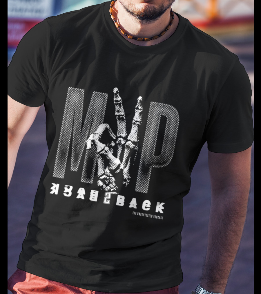 SGA Back 2 Back MVP All Star Shai Gilgeous Alexander OKC Thunder Basketball Skeleton Variant T-Shirt