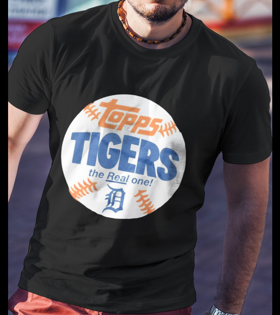 Topps Tigers The Real One Detroit T-Shirt