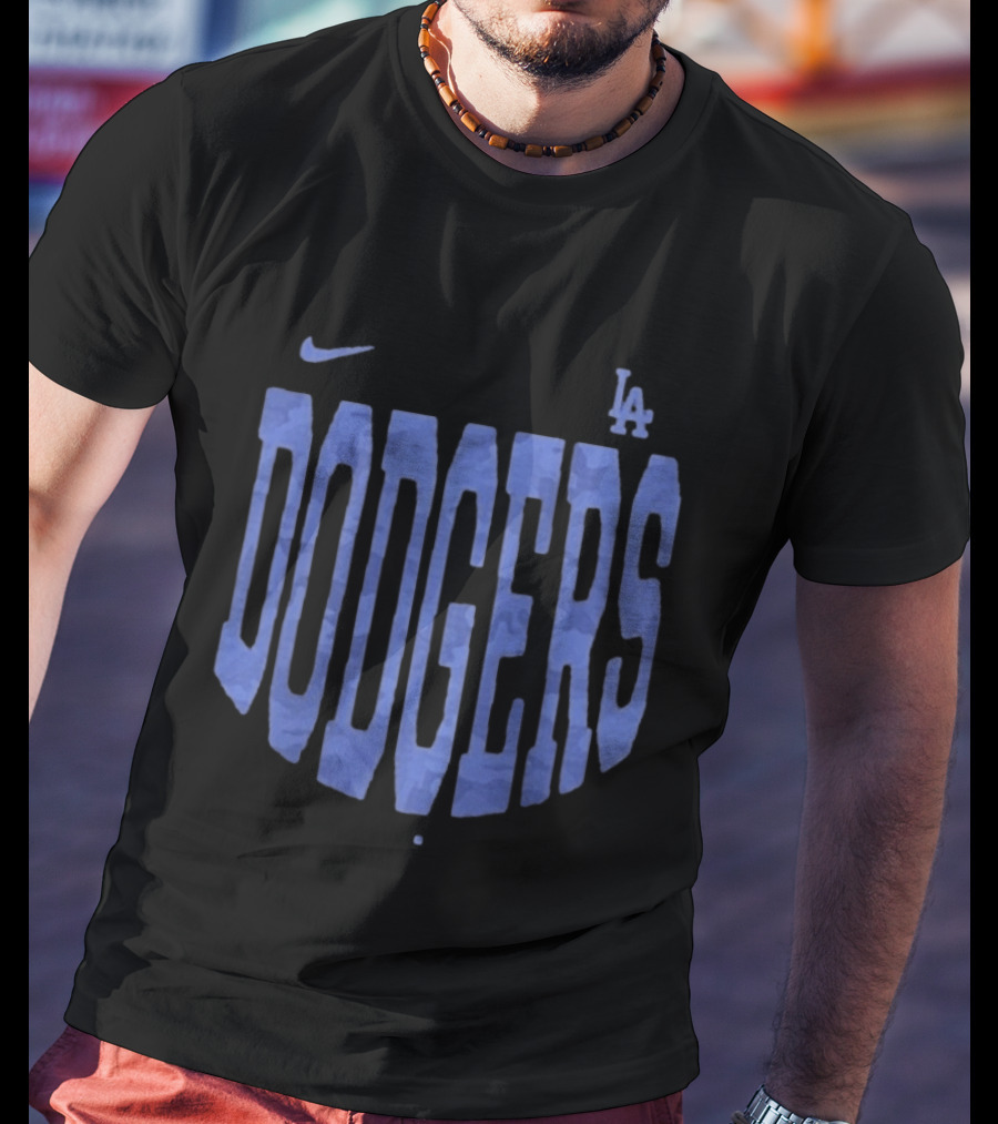 Los Angeles Dodgers Nike Camo Velocity Victor Blue Edition T-Shirt