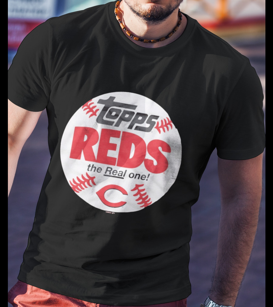 Topps Baseball Reds The Real One Cincinnati T-Shirt