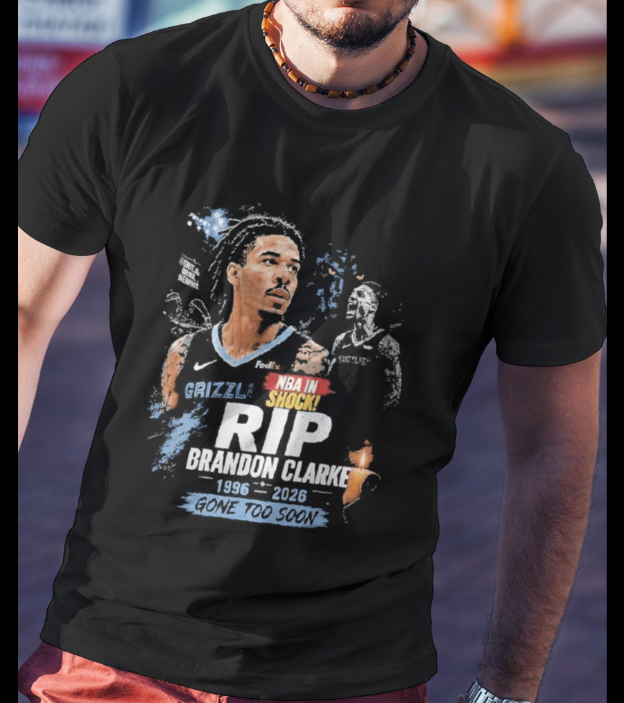 Original NBA In Memory Rest In Peace Brandon Clarke 1996 2026 T-Shirt