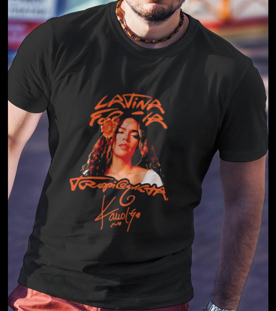 Latina Por El Mundo Tropiquesa Karol G T-Shirt