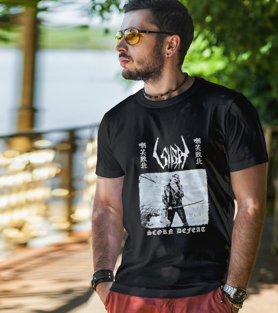 Sigh Scorn Defeat Samurai Japanese Metal T-Shirt