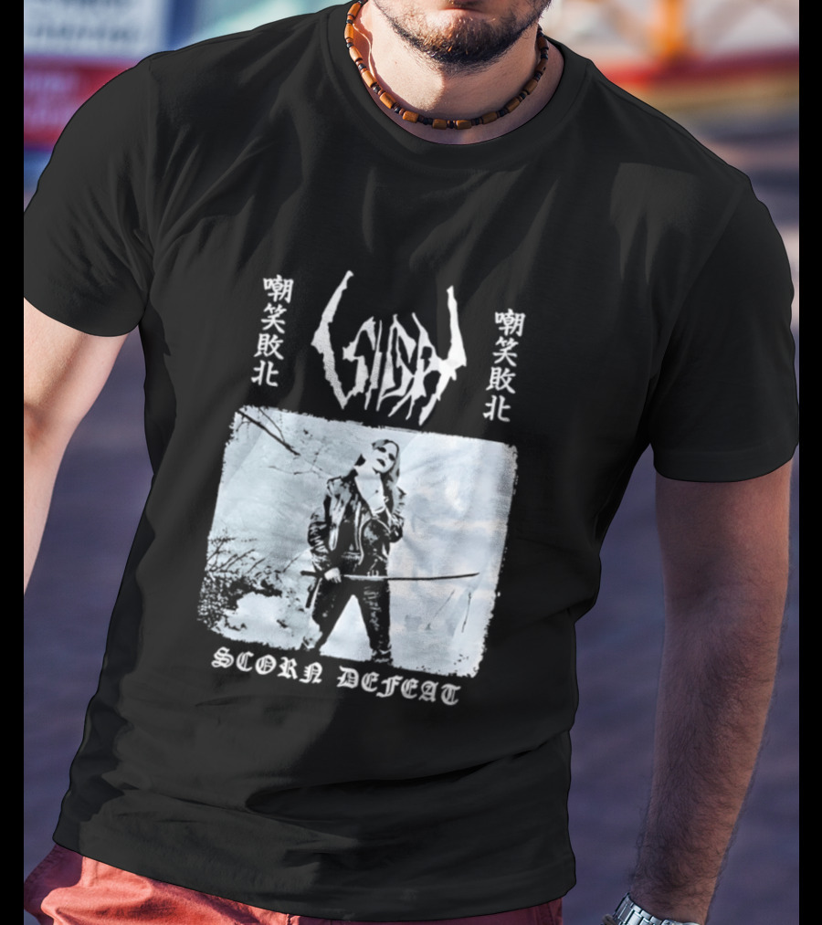 Sigh Scorn Defeat Samurai Japanese Metal T-Shirt