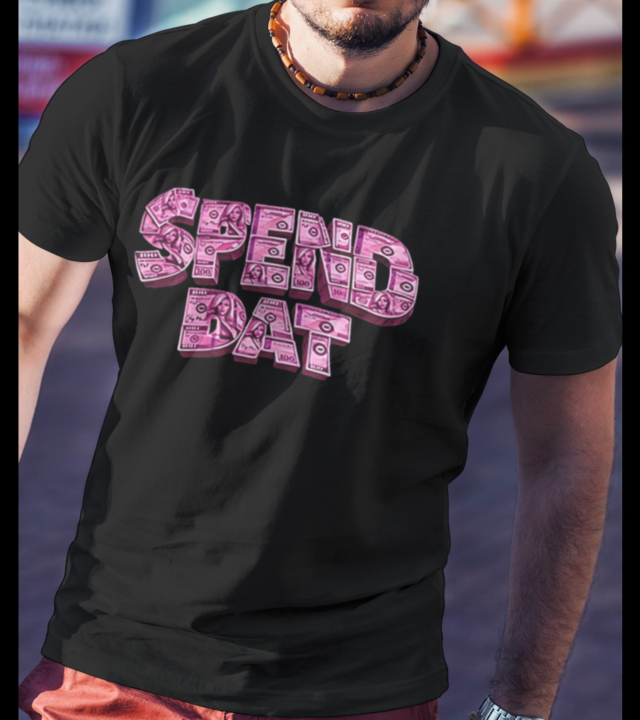 Spend Dat Pink Money Aesthetic Cash T-Shirt